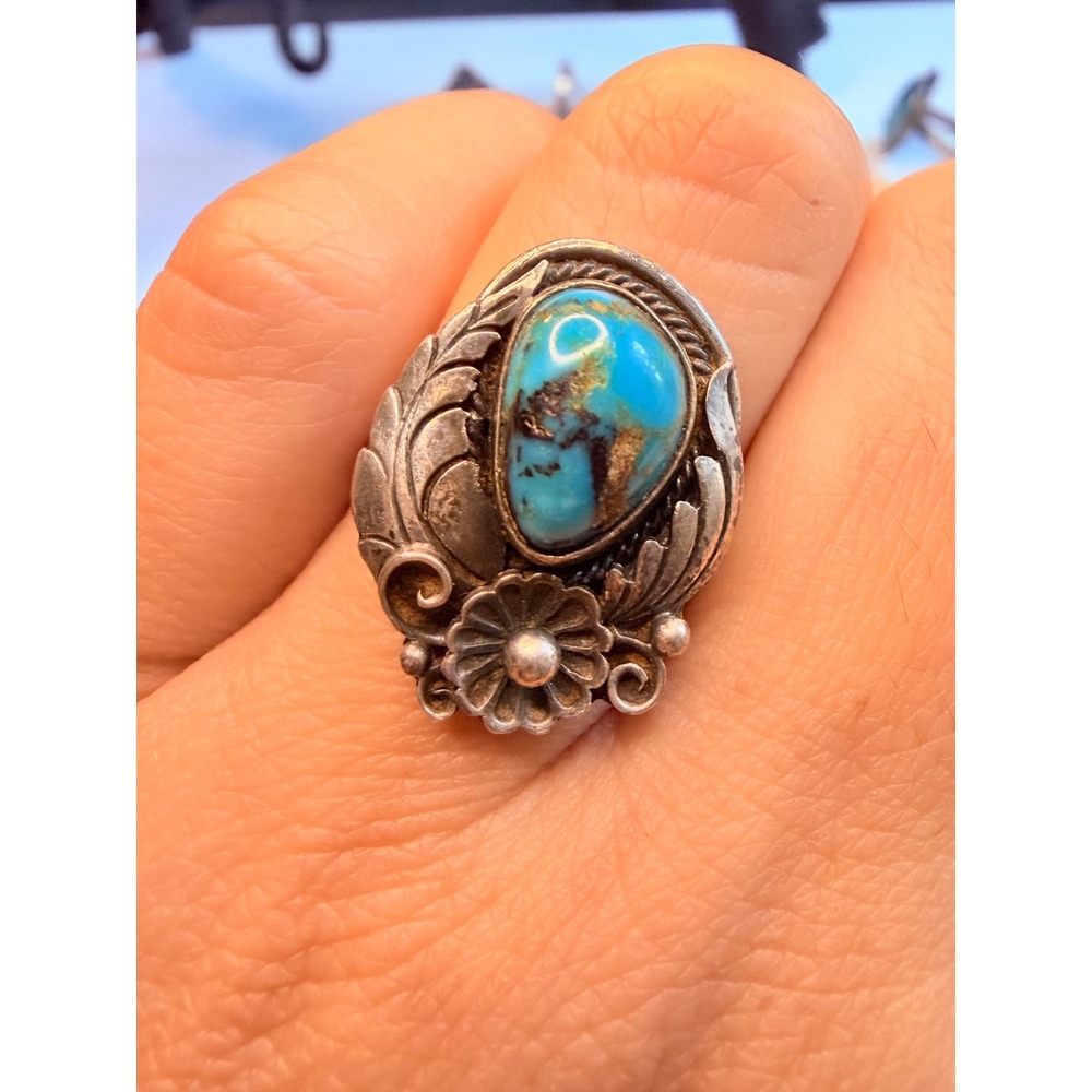 Sterling turquoise ring